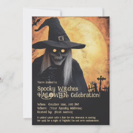 不気味な魔女たちのハロウィン・セレブレーション 招待状