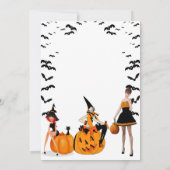 不気味な魔女のスペクタキュラーなハロウィンパーティー　ティーンズ 招待状 (裏面)