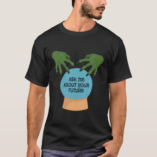 不気味な魔女頼が手を出す未来のクリスタ Tシャツ (正面)
