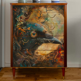 不気味な鳥のくちばしのデコップページ 薄葉紙