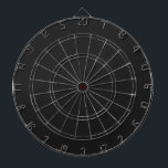 不気味な黒無地の色 ダーツボード<br><div class="desc">時代を超越したエレガンスを醸し出す強烈で洗練された深いブラック。声明を作ろうとする人々に最適はっきりした。この強力な色相は謎と洗練された本質を捉える。この豊かな黒の色は、印象的で洗練された美学のための究極の選択である。</div>