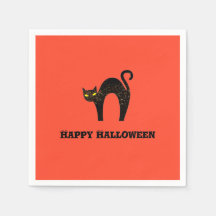 不気味な黒猫ハロウィーン