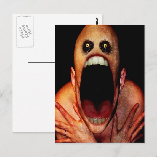 不気味な ポストカード (正面/裏面)