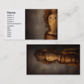 不気味な – 人形 – Matilda 名刺 (正面/裏面)