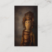 不気味な – 人形 – Matilda 名刺 (裏面)