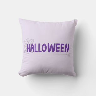 不気味にかわいいハッピーハロウィンカリグラフィーアート クッション