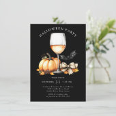 不気味にエレガントなハロウィン招待状 招待状 (スタンド正面)