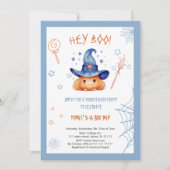 不気味にキュートなハロウィン5歳誕生日男の子の招待状 招待状 (正面)