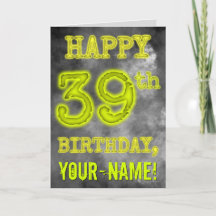 不気味に光るオーラの演出 「ハッピー３９歳の誕生日」