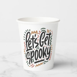 不気味に感じよう 紙コップ