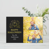 不気味エレガントハロウィーン家族2枚 シーズンカード (スタンド正面)