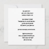 不気味カーニバル:幽霊のよく出るHallowカーニバル 招待状 (裏面)