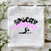 不気味ギムナストパーソナライズされた名ハロウィーンギフト スウェットシャツ