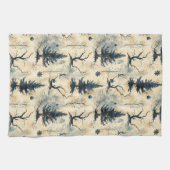 不気味クリスマスツリー キッチンタオル (横)