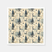 不気味クリスマスツリー スタンダードカクテルナプキン (正面)