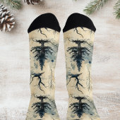 不気味クリスマスツリー ソックス