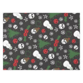 不気味クリスマス怖いゴシックをテーマにした休日 テーブルクロス (正面(横))