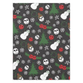 不気味クリスマス怖いゴシックをテーマにした休日 テーブルクロス (正面)