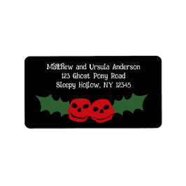 不気味クリスマス怖いゴシックをテーマにした休日 ラベル