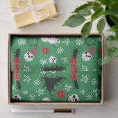 不気味クリスマス怖いゴシックをテーマにした休日 薄葉紙 (ギフト)