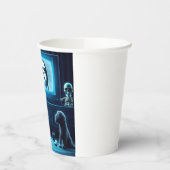 不気味コーヒーカップの注文 紙コップ (左)