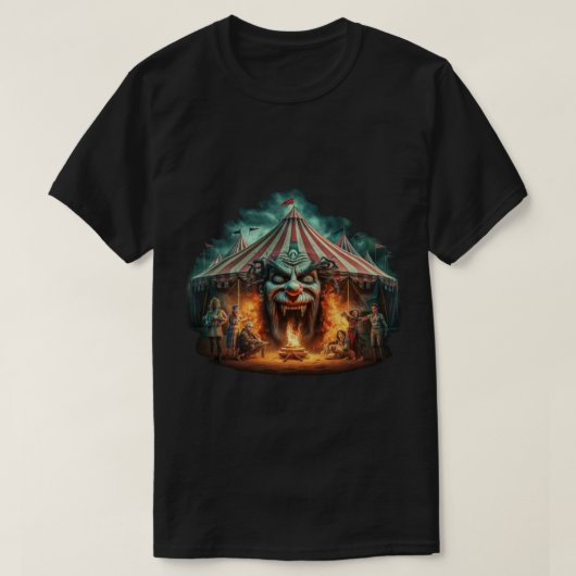 不気味サーカス Tシャツ (デザイン正面)