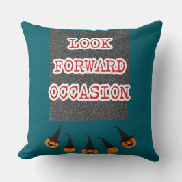 🎃 不気味シック:「Look Forward大事な行事」ハロウィーン クッション