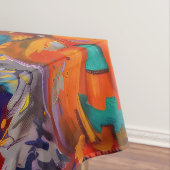 不気味シュナザードッグハロウィーン魔女とカボチャ テーブルクロス (インサイチュ)