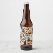 不気味シーズン – ハロウィンビアラベル ビールラベル (正面)