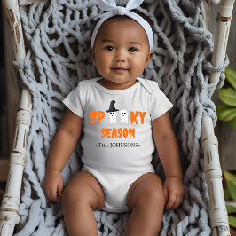 不気味シーズン – ハロウィーンの最初の衣装 ベビーボディスーツ