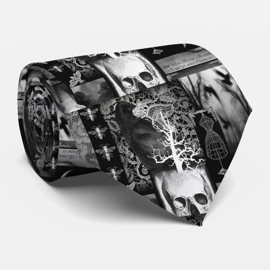 不気味スカル ネクタイ (ロール)