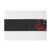 不気味スカル&レッドローゼハロウィン結婚ズベリーズ 招待状ベリーバンド (裏面例)