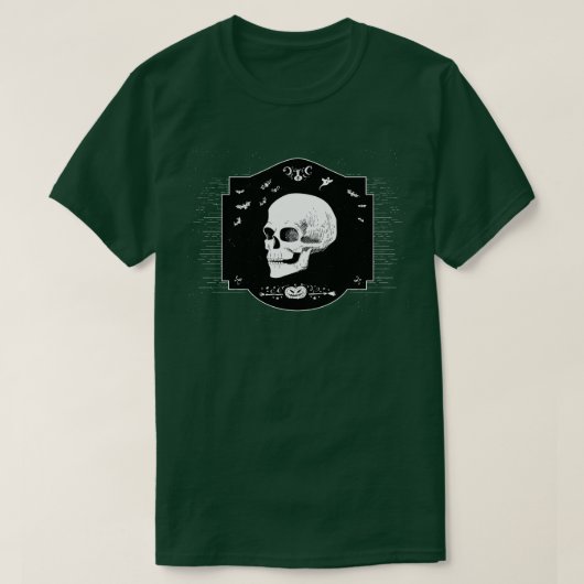不気味スカル Tシャツ (デザイン正面)