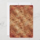 不気味スケルトン踊り-ハローウィンパーティ 招待状 (裏面)