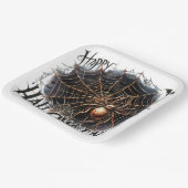 不気味スパイダーウェブのハロウィーン紙プレート ペーパープレート (傾斜あり)