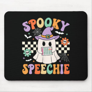 不気味スピーチセラピーハロウィーンレトロSlp マウスパッド