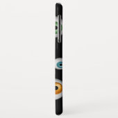 不気味ゾンビ血球眼球黒 Case-Mate iPhoneケース (裏面/左)