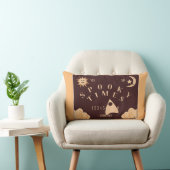 不気味タイムズスピリットボード怖い芸術 ランバークッション (椅子)