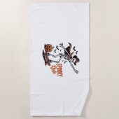 不気味デュデ不気味シーズン ビーチタオル (正面)