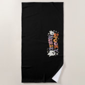 不気味ナースクラシックTシャツ ビーチタオル (正面)