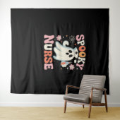 不気味ナースクラシックTシャツ_1 タペストリー (インサイチュ(横))