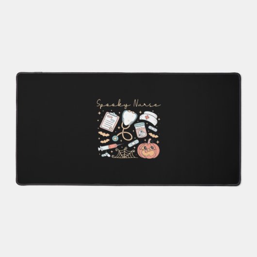 不気味ナースライフ特大Tシャツ デスクマット (正面)