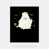 不気味ナース開業医かわいいハロウィーン特大 アクリルサイン (正面)