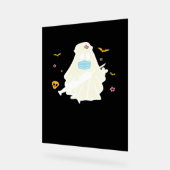 不気味ナース開業医かわいいハロウィーン特大 アクリルサイン (傾斜)