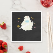 不気味ナース開業医かわいいハロウィーン特大 スタンダードランチョンナプキン (インサイチュ)