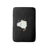 不気味ナース開業医かわいいハロウィーン特大 バスマット (正面縦)