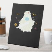 不気味ナース開業医かわいいハロウィーン特大 台座サイン (インサイチュ)