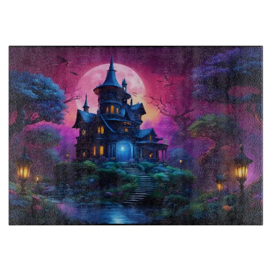 不気味ハウスオンハロウィーンヒル カッティングボード (正面)