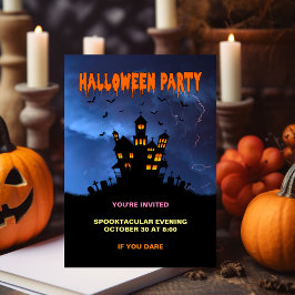 不気味ハウス幽霊のよく出るwithこうもりストーム招待状 招待状