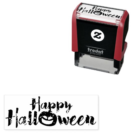 不気味ハッピーハローウィンカスタムスタンプ セルフインキングスタンプ (インサイチュ)